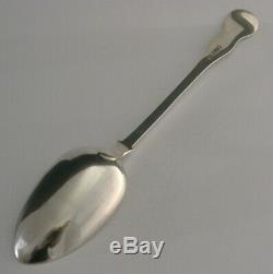 Scottish Victorian Solid Sterling Silver Kings Pattern Basting Spoon 1858