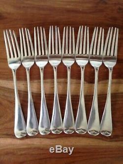 Set of Six Solid Silver. 925 Dinner Forks George W Adams 575 g