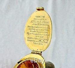 Silver Horse Racing Hoof Inkwell Trophy. 10th Cesarewitch Winner 1848 The Cur
