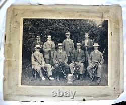 Silver Shooting Medal Trophy. Cambridge University Chancellors Plate Winner 1898