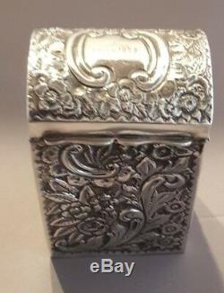 Silver Twin Pack Playing Card Box 1899 by George Nathan & Ridley Hayes