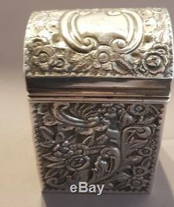Silver Twin Pack Playing Card Box 1899 by George Nathan & Ridley Hayes