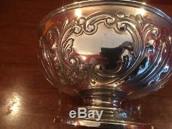Solid Silver Fruit Bowl by Charles Edwards hallmarked London 1901