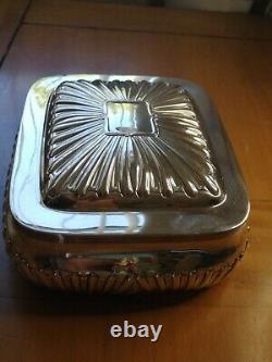 Solid Silver Hinged Box. William Hutton & Sons. 1897. 370g