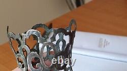 Solid Silver Sterling Posy Holder Tussie Mussie Tripod Georgian Victoria Nosegay