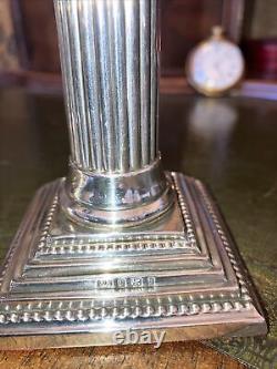 Solid Silver Victorian Candle Sticks