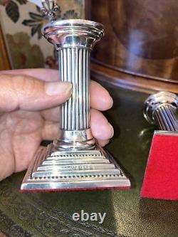 Solid Silver Victorian Candle Sticks