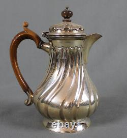 Solid Silver Victorian Coffee Pot c1890