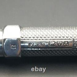 Solid Silver Victorian Dip Pen & Pencil Chester 1901 Frederick Charles Berkeley