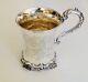 Solid Silver Mug Or Cup Ornate Victorian, London 1843