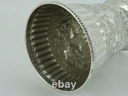 Splendid Victorian Solid Sterling Silver Large Beaker Cup London 1872 Cased