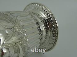 Splendid Victorian Solid Sterling Silver Large Beaker Cup London 1872 Cased