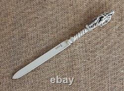 Sterling Silver Letter Opener Continental Apostle Figure