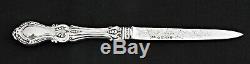 Sterling Silver Letter Opener with Ornate Victorian Handle Birmingham 1874