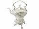 Sterling Silver Spirit Kettle By John Samuel Hunt Antique Victorian
