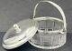 Sterling Silver And Glass Butter Dish Sheffield 1899
