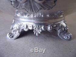 Stunning Large Victorian Sterling Silver Flowers & Scrolls Teapot 1846