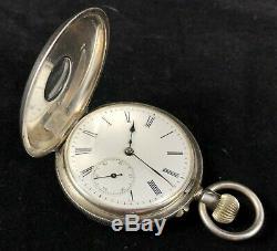 Stunning Victorian Silver Half Hunter Pocket Watch