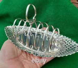 Superb Large Antique Victorian Sterling Silver TOAST RACK by JAMES DIXON & SONS