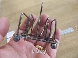 Superb Victorian Solid Silver Toast Rack Dates C1880