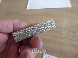 Superb Victorian Solid Sterling Silver Hair Grip / Dates C 1892