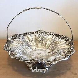 Superb Victorian silver basket. London 1856 Henry Lias & Son. 991 Gs