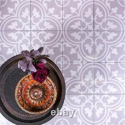 TILE SAMPLES Paris Silver Grey Moroccan Victorian Porcelain Wall & Floor Tiles