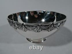 Tiffany Sauce Bowl Plate Stand 8174 Antique American Sterling SIlver