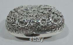 Tiffany Soap Box 3026 Antique Victorian Vanity American Sterling Silver