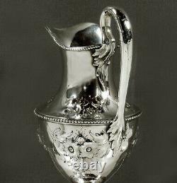 Tiffany Sterling Pitcher c1855 EARLY EXAMPLE