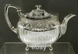 Tiffany Sterling Teapot c1875 RARE PATTERN