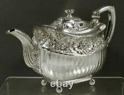 Tiffany Sterling Teapot c1875 RARE PATTERN