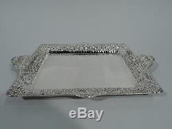 Tiffany Tray 5140 Antique Victorian Repousse American Sterling Silver