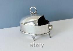 Unusual Antique Silver-Plated Spoon Warmer. Victorian