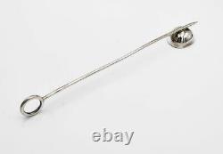 Unusual VICTORIAN MODERNIST STERLING SILVER CANDLE SNUFFER Sheffield 1890