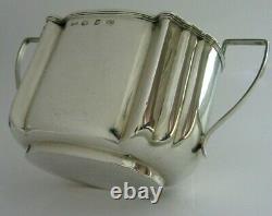 VICTORIAN ENGLISH SOLID STERLING SILVER SUGAR BOWL HEAVY 122g ANTIQUE 1897
