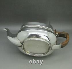 VICTORIAN GOOD SOLID STERLING SILVER 3PS BACHLEORS TEA SERVICE 603g LONDON 1895