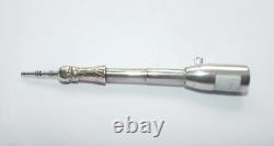 VICTORIAN SAMPSON MORDAN SOLID SILVER CHAMPAGNE BOTTLE PROPELLING PENCIL c1885