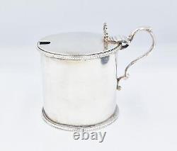 VICTORIAN STERLING SILVER MUSTARD POT London 1853