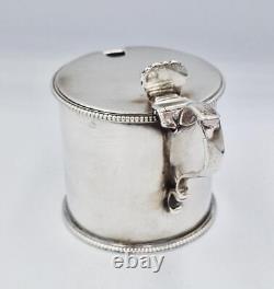 VICTORIAN STERLING SILVER MUSTARD POT London 1853