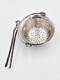 Victorian Sterling Silver Teapot Spout Strainer Basket London 1866