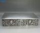 Victorian Stunning Solid Sterling Silver Cigar / Cigarette Box Hw&co London 1899