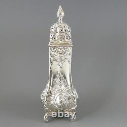 VICTORIAN Sterling Silver Sugar Sifter Large, heavy Embossed Example 23