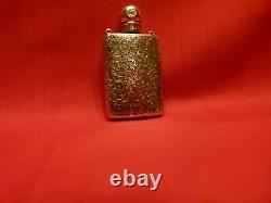 Very Rare Little 1890 Sampson Mordan Solid Silver Ladies, Muff Or Mit Sip Flask