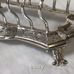 Victorian 1851 Solid Silver Six Slice Toast Rack By Edward & John Barnard 368g