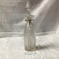 Victorian 1872 Henry Manton Solid Silver Ear Pick Spoon Curette In Glass Bottle