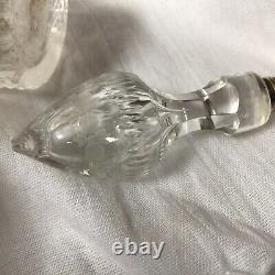 Victorian 1872 Henry Manton Solid Silver Ear Pick Spoon Curette In Glass Bottle