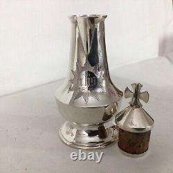 Victorian 1876 Solid Silver Travelling Holy Communion Set By Hilliard & Thomason