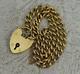 Victorian 9ct Gold Curb Link Pocket Watch Chain 7 Long Bracelet