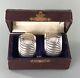 Victorian Boxed Silver Napkin Rings Josiah Williams London 1887 Cezx